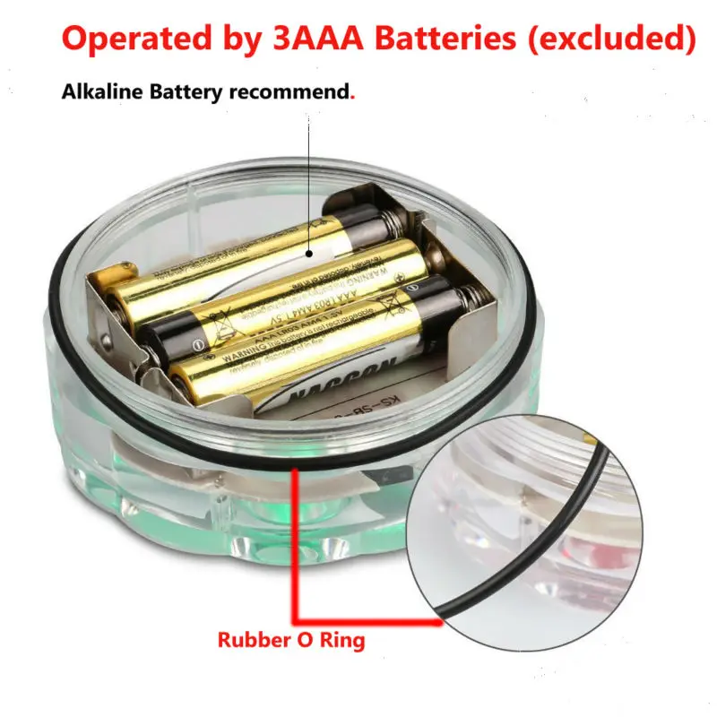 1 шт. 10-LED RGB погружной светодиодный светильник для кальяна многоцветная