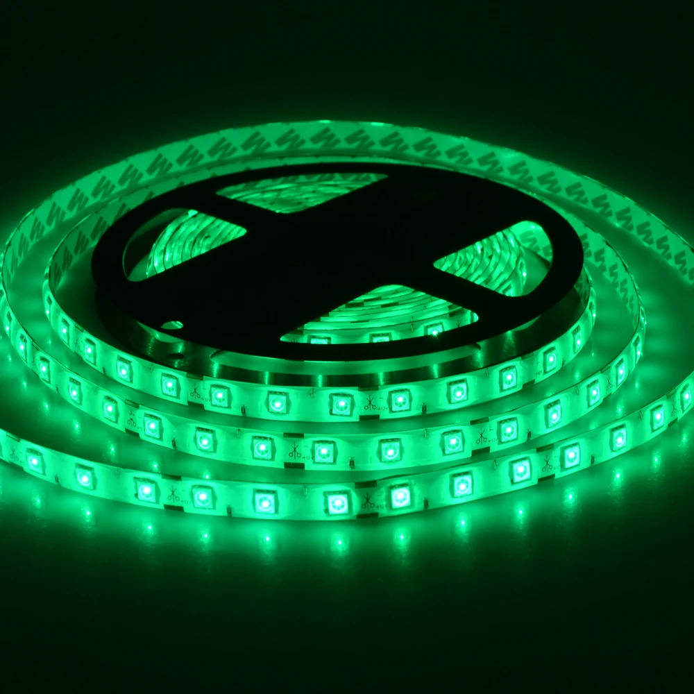 Светодиодная лента 5050 SMD праздничная декоративная лампа 60 светодиодов на метр 12 в