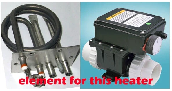

3KW /220V stainless steel heater element for LX H30-RS1 spa heater and hot tub theater