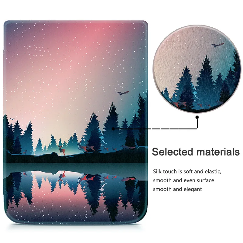 Чехол AROITA для 7 8 &quotPocketBook 740 InkPad 3 Pro/Pocketbook цветной легкий Модный чехол с функцией