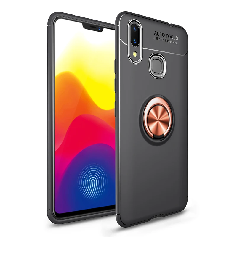black and rose Для Xiaomi 6, 8, 9, 9T A1 A2 Lite MIX 2/2 S/MAX 2 3 F1 Redmi 4A 4х6 стеклянная рамка для 6A 7 7A Pro K20 роскошный автомобиль Кронштейн кольцо Магнитный чехол из термопластичного полиуретана - Цвет: black and rose