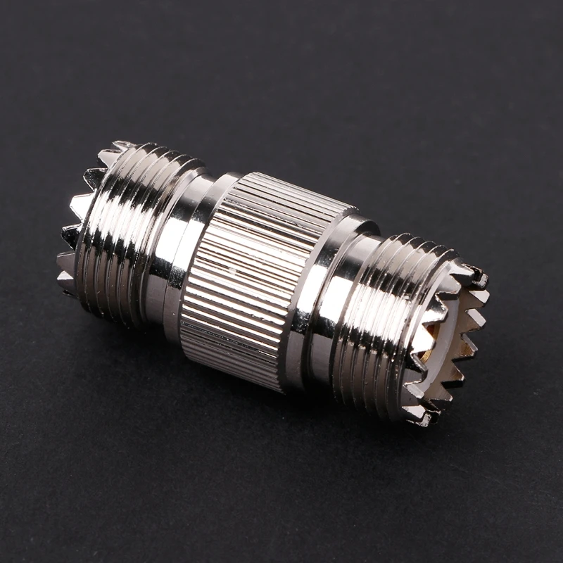 UHF PL 259 SO 239 Female To Jack прямой коннектор RF Adapter Nickel|Соединители| |