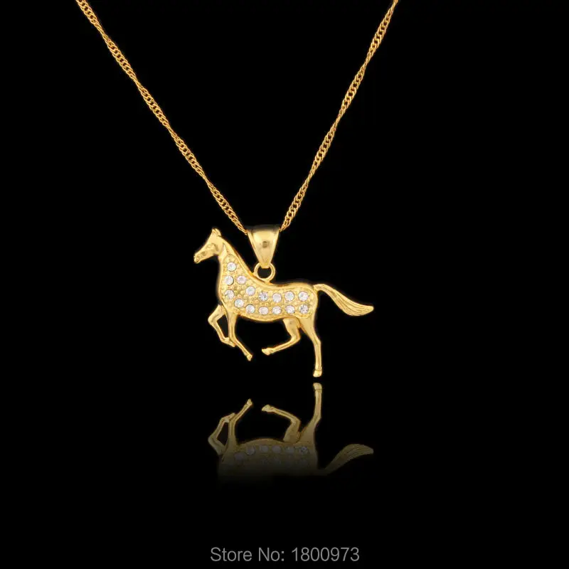 Золотистое ожерелье с подвеской из горного хрусталя ювелирное изделие в виде