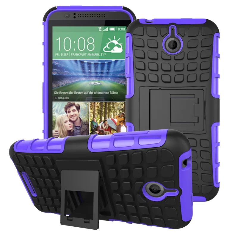 2 в 1 защитный чехол с рисунком шины для HTC Desire 510 526G + 610 620 функцией подставки 826 818
