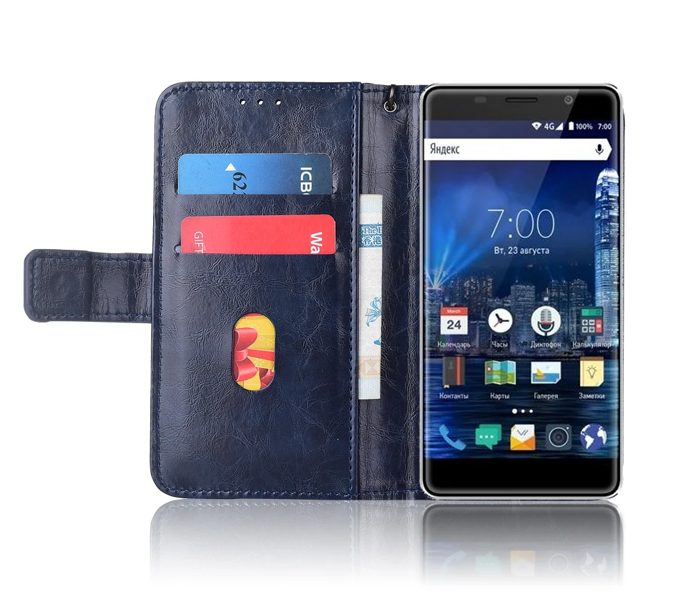 Кожаный чехол-книжка для Vertex Impress In Touch 3G 4G Fundas с цветочным принтом специальный чехол-бумажник с подставкой и ремешком