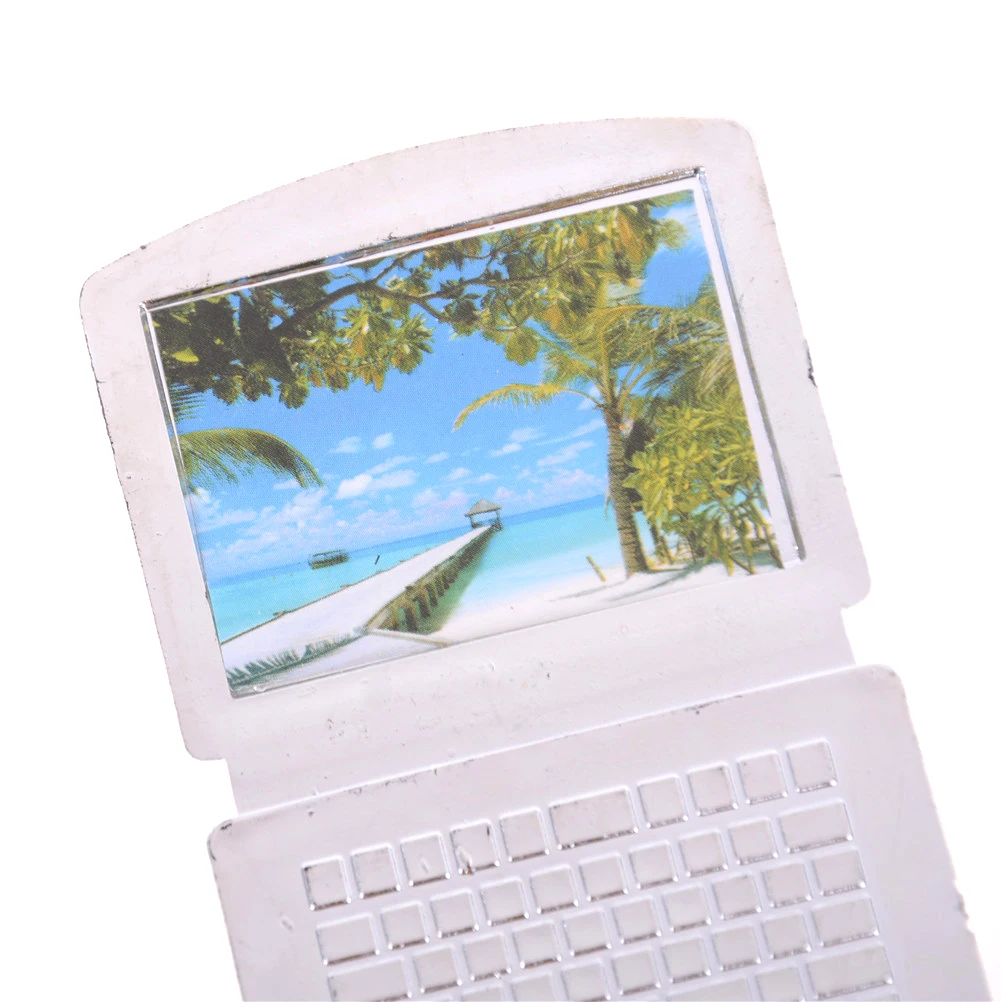 Новинка 2018 кукольный домик с ПК миниатюрный ноутбук компьютерная симуляция для