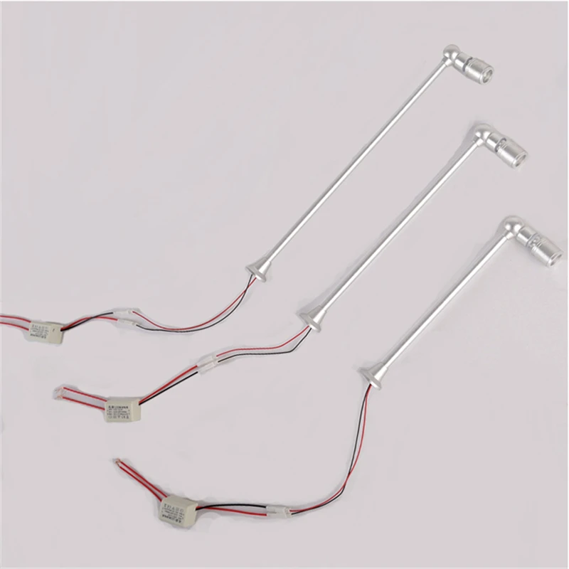 85 265Vac вход led шкаф точечная лампа вращающийся 1 Вт 210/260/310 мм Ювелирные изделия