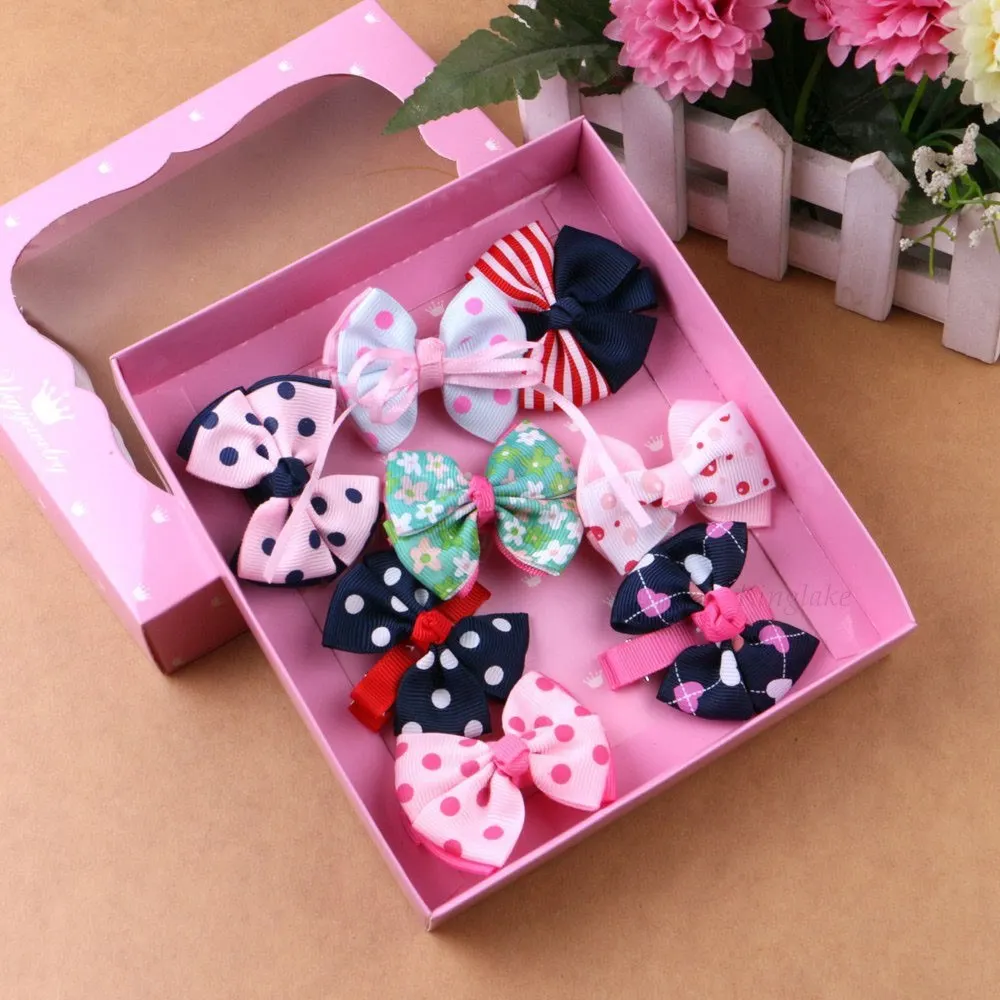 2-5 шт./компл. детская лента повязка для волос с бантом горячая Распродажа