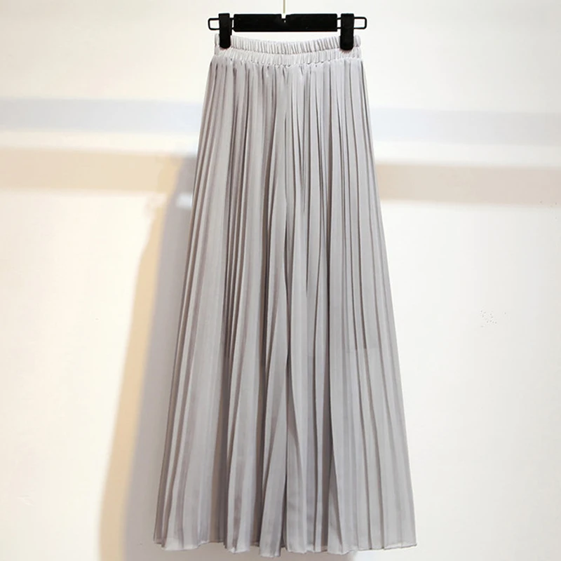 Fitaylor Chiffon Wide Leg Pants Women Casual High Waist Summer Pleated Ankle-length Loose Fashion Ladies Trousers | Женская одежда
