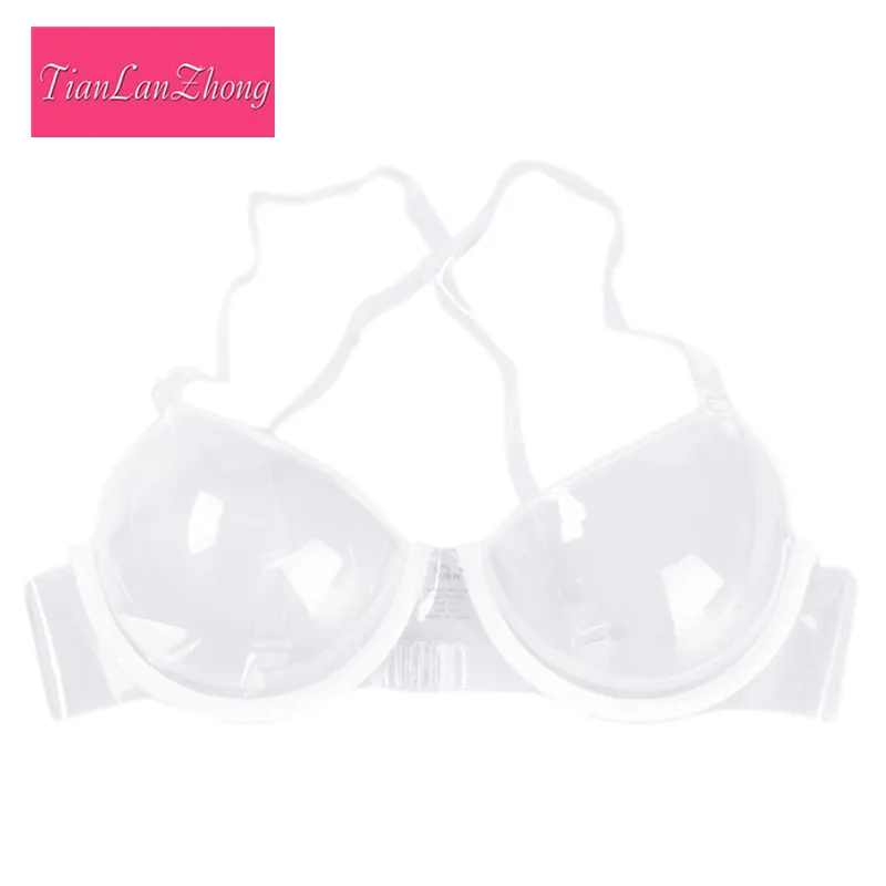 60 PCS Invisible Bra Clear Strap Invisible Bra Sexy Bralettes Women Transparent Clear Push Up Lingerie