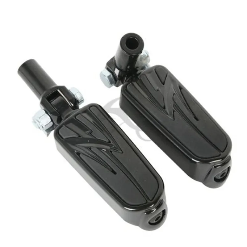 Motorcycle Skid-proof Male Mount Foot Pegs &amp Supports Mounts For Harley Softail 00-06 01 02 03 04 05 Black | Автомобили и