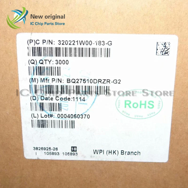 BQ27510DRZR G2 BQ27510 SON12 чип управления батареей 100% Новый оригинальный интегрированный