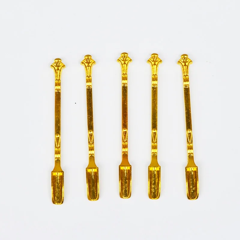 5 шт./лот Золотая алюминиевая ложка для табака от храпа медицинская табак в