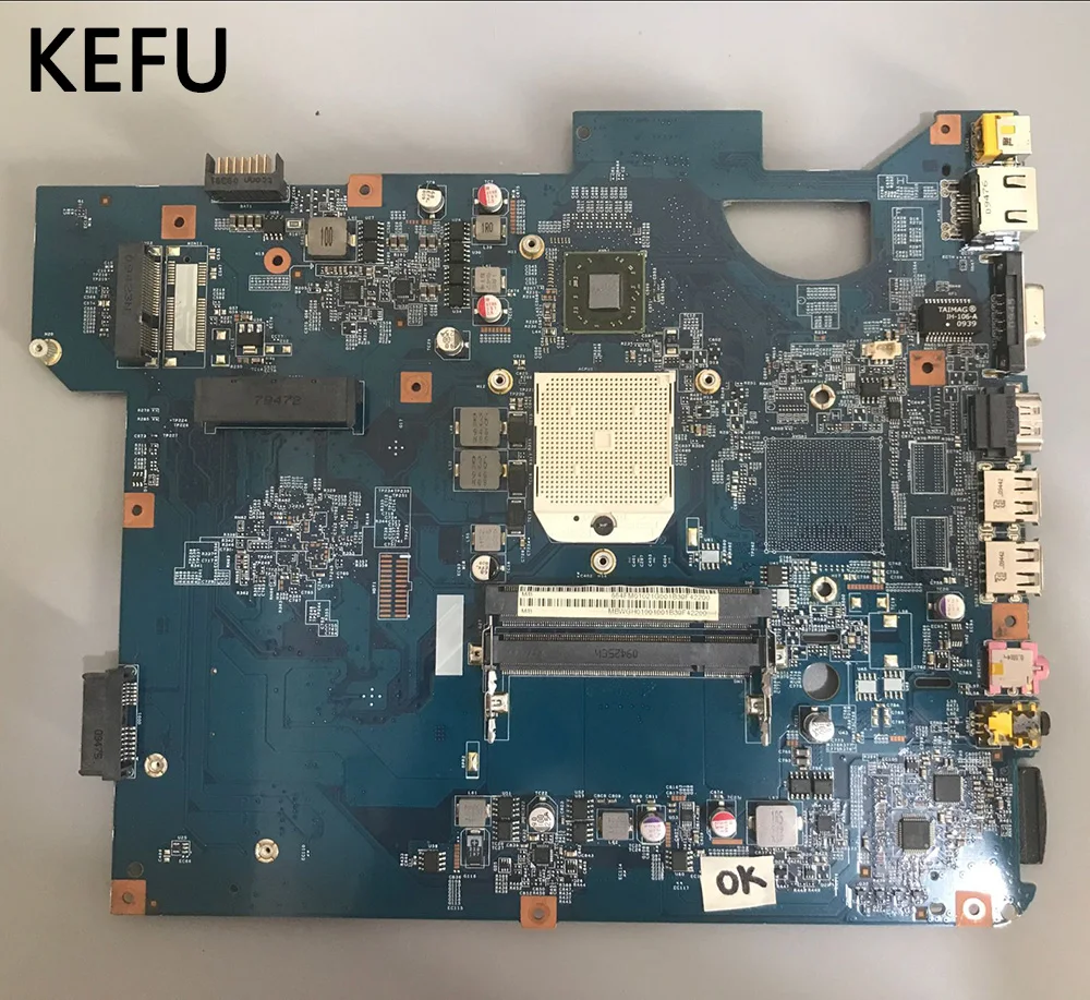 Материнская плата KEFU для ноутбука gateway NV53 системная MBWGH01001 SJV50 TR MB 09228 1 48 4fm01. 011 DDR2 100%