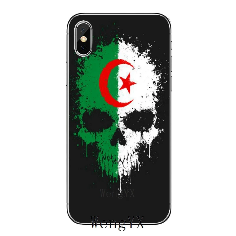 algeria-flag-A-08 Алжир Национальный флаг Тонкий ТПУ Мягкие аксессуары чехол для телефона Apple iPhone X XR XS Max 8 7 6s 6 plus SE 5S 5c 5 4S 4 - Цвет: algeria-flag-A-08