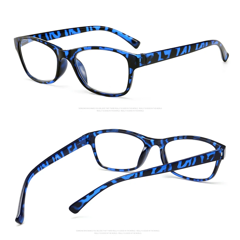 Fashionable ultra light reading glasses prescription glasses men women Diopter+4.0to+4.0Clear reading glasses KINZUO 18162