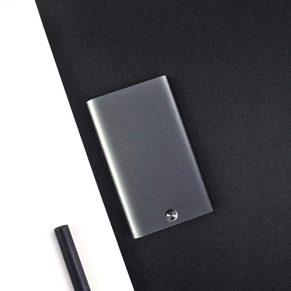 Grey Новое прибытие Xiaomi Мини риса карты Чехол Для мужчин's и Для женщин офисные Бизнес все Алюминий смарт-карты чехол можно поставить банковские карты - Цвет: Grey