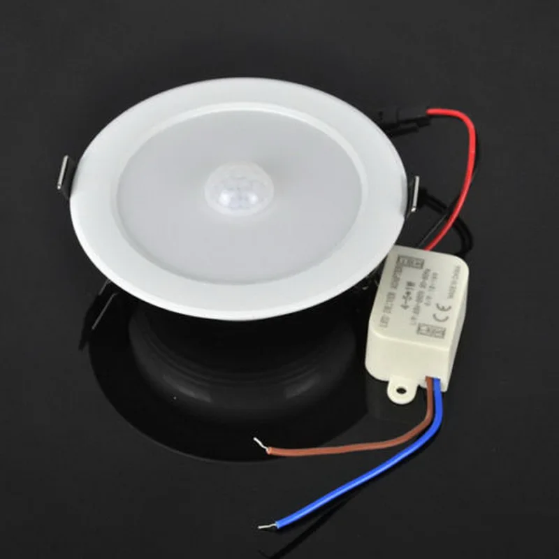 Фото 5 Вт PIR датчик движения SMD 10 светодиодный потолочный шаг светильник Настенный 120 5 Вт PIR датчик движения SMD 10 светодиодный потолочный шаг светильник Настенный 120