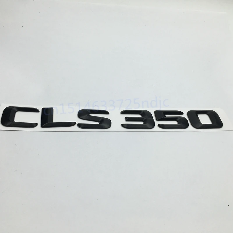 Для Mercedes Benz CLS350 класс ABS Черная задняя крышка багажника с буквенным значком