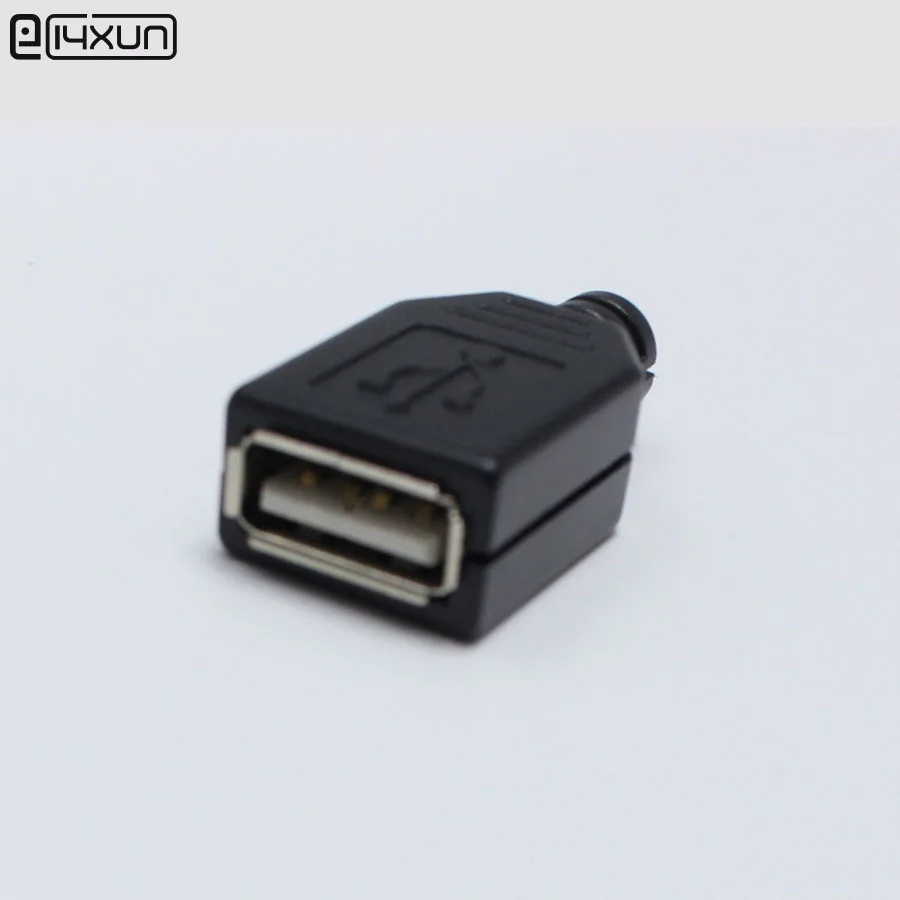 10 шт. DIY Micro USB тип A Тип сварки гнездовой разъем 3 в 1 адаптер для OD 0 мм провод