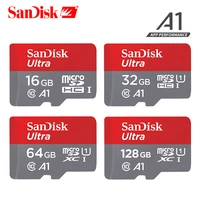 sandisk memory card 16gb 32gb 64gb 128gb 100mbs uhs i tf micro sd card class10 ultra sdhc sdxc flash memory card
