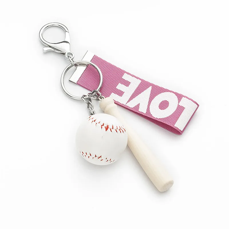2019 Fashion Jewelry Cute Korea Creative Gift Mini Baseball Pendant Keychain Promotional Gifts |