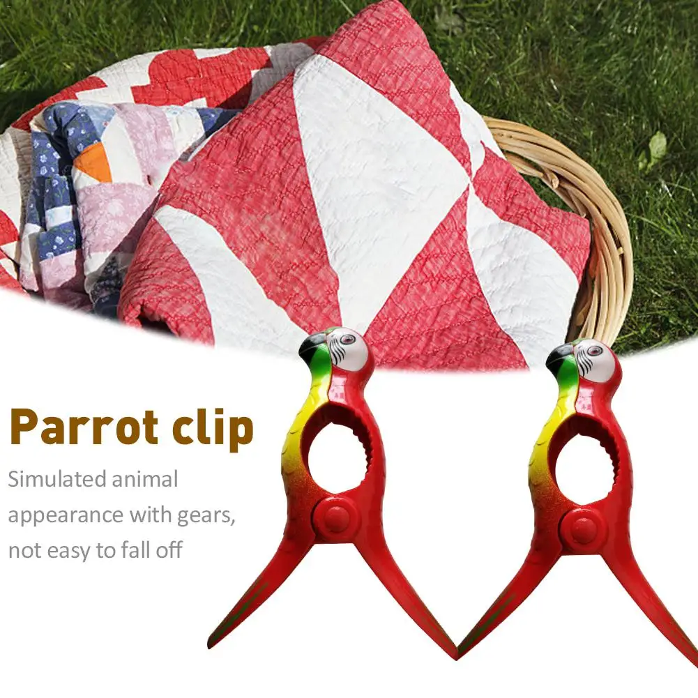 Держатель для пляжного полотенца в форме птицы одеяло попугай зажим круизного