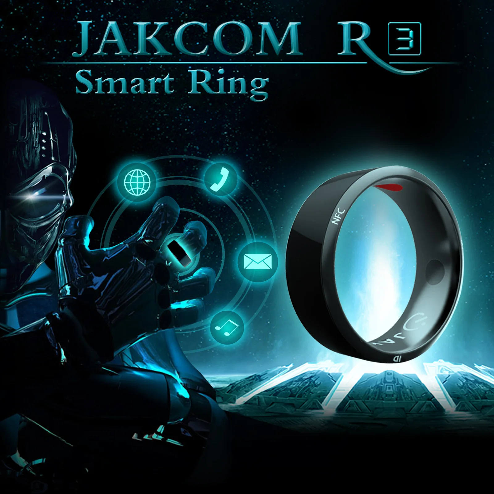 Портативные устройства Jakcom R3 умное кольцо с электронным ЧПУ металлическим мини