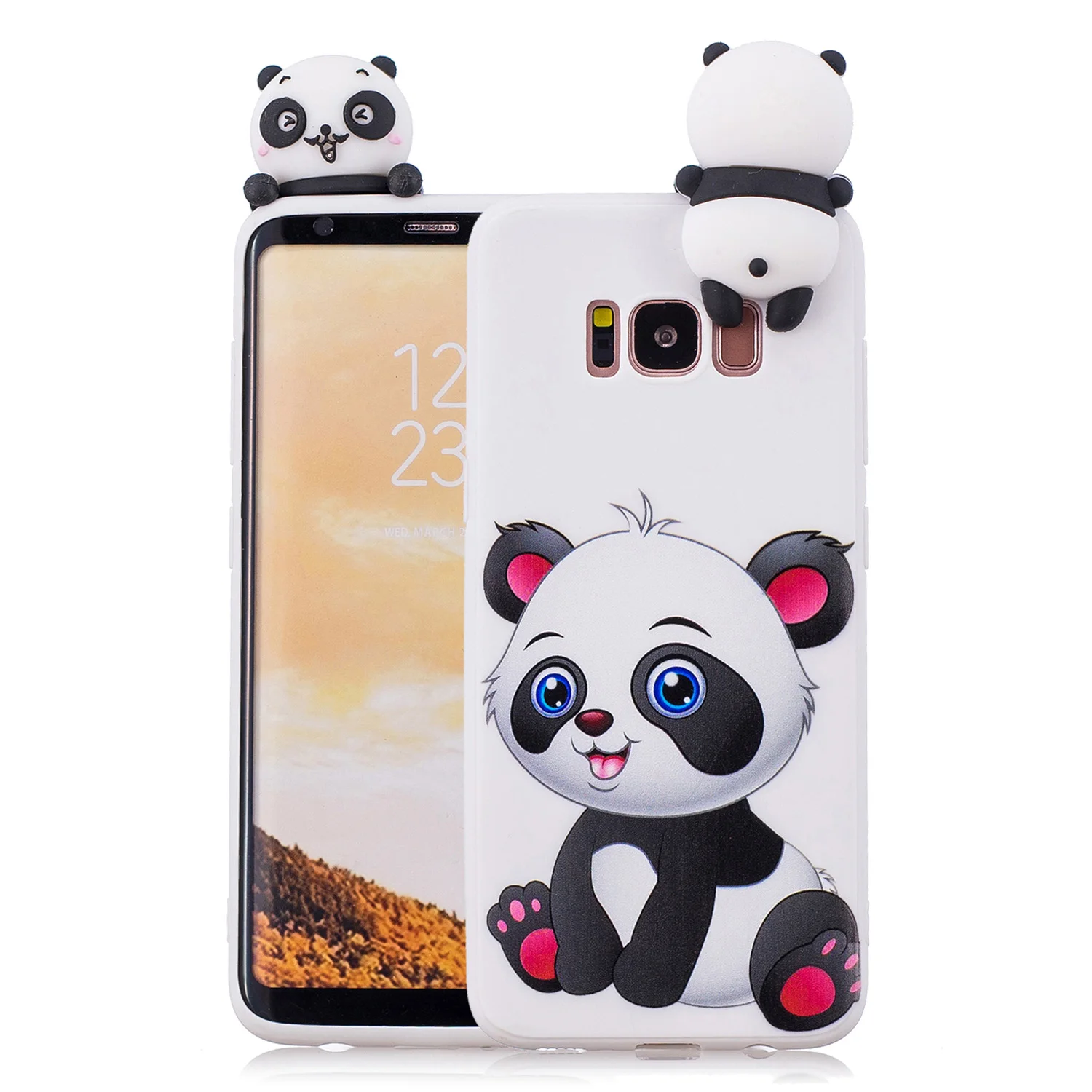 VRLucky милый мультфильм куклы Мягкие TPU чехол для телефона samsung S9 S8 плюс S7 S6 края