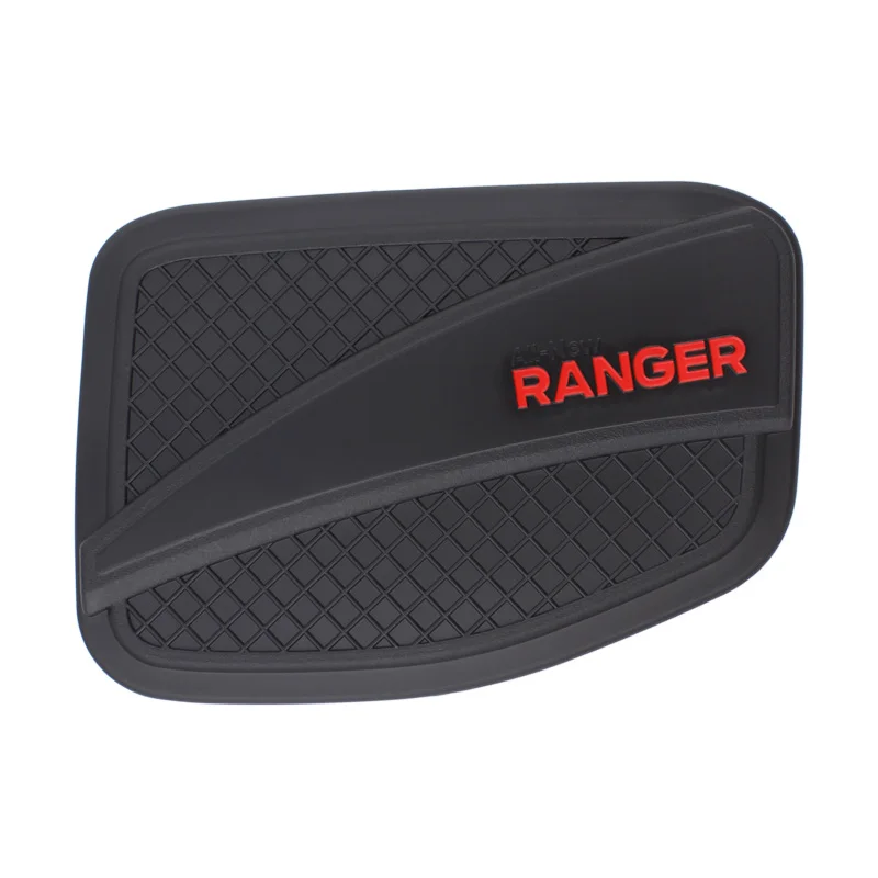 For Ford Ranger T6 T7 T8 2012-2021 Exterior Fuel Tank Cover Matte Black ABS Plastic Gas Cover 4X4 Auto Accessory Car Accessories