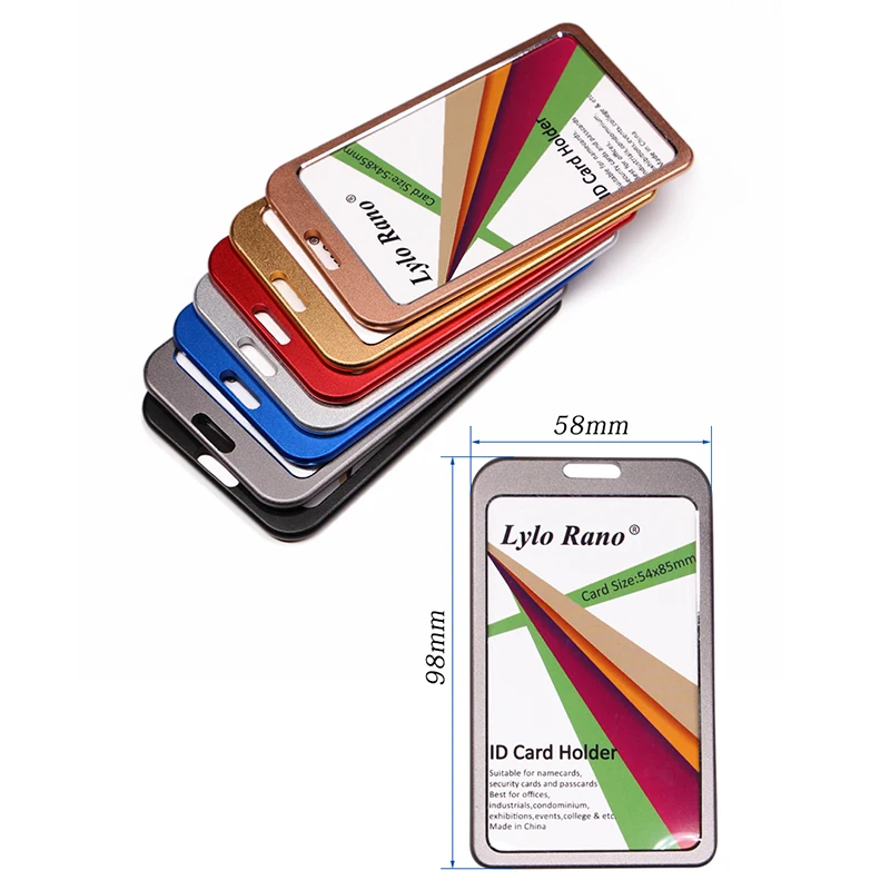 ID держатель значка Вертикальная флейта с ремешком Именные Бирки со шнурком для