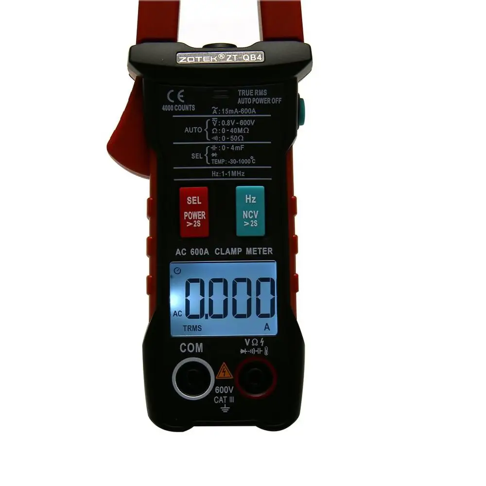 Цифровой мультиметр клещи с переменным током и переменным/постоянным