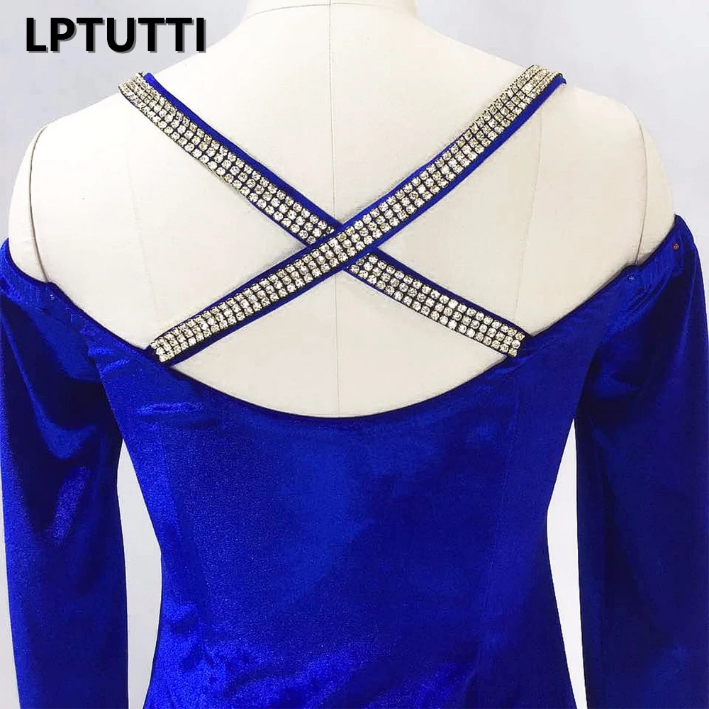 

LPTUTTI Crystal VELOUR Gratuating New For Women Elegant Date Ceremony Party Prom Gown Formal Gala Luxury Long Evening Dresses