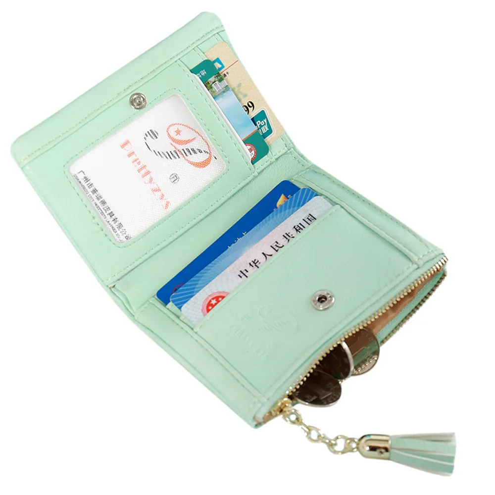 Кошелек женский 2020 Модные женские бумажники кожаный короткий кошелек клатч