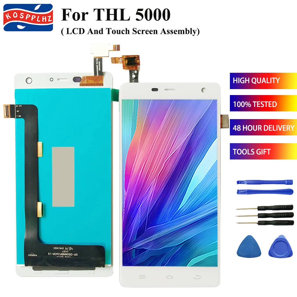 ЖК дисплей THL 5000 + кодирующий преобразователь сенсорного экрана в сборе сменная