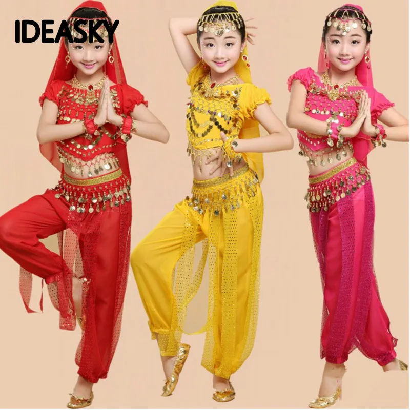 Костюм для танца живота взрослых и детей комплект восточных танцев одежда