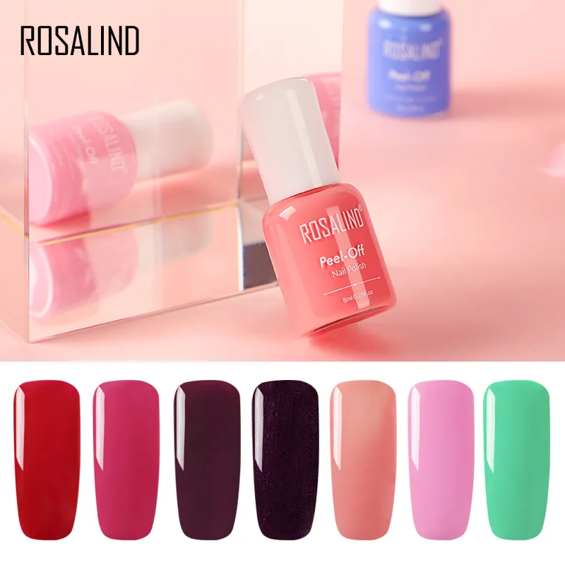 ROSALIND Гель-лак для ногтей 8 мл 18 видов цветов гель-лаки дизайна отмачиваемый