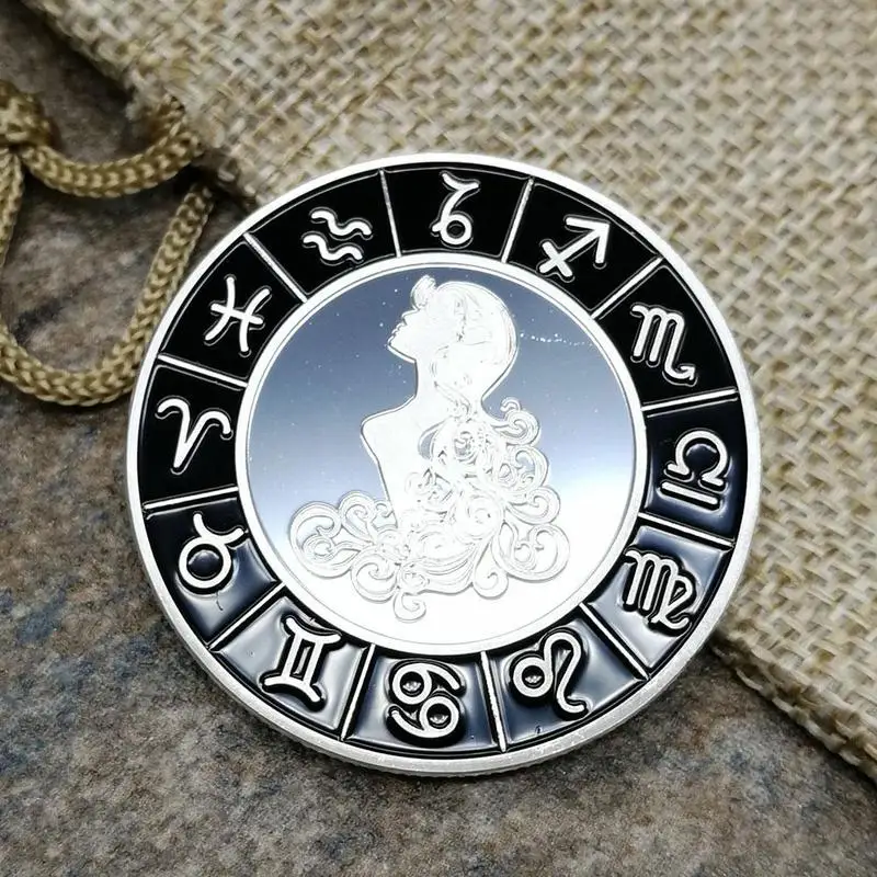 

Fengshui коллекция поделок из 12 созвездий с алмазами, удача, Овен, Телец, Gemini Cancer Leo Virgo Libra
