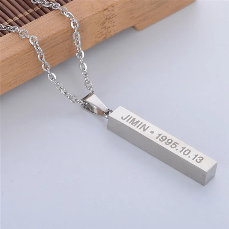 Cuboid серебряные ювелирные изделия KPOP Bangtan Boys Rap Monster SUGA JIMIN JUNG KOOK V JIN стандартное