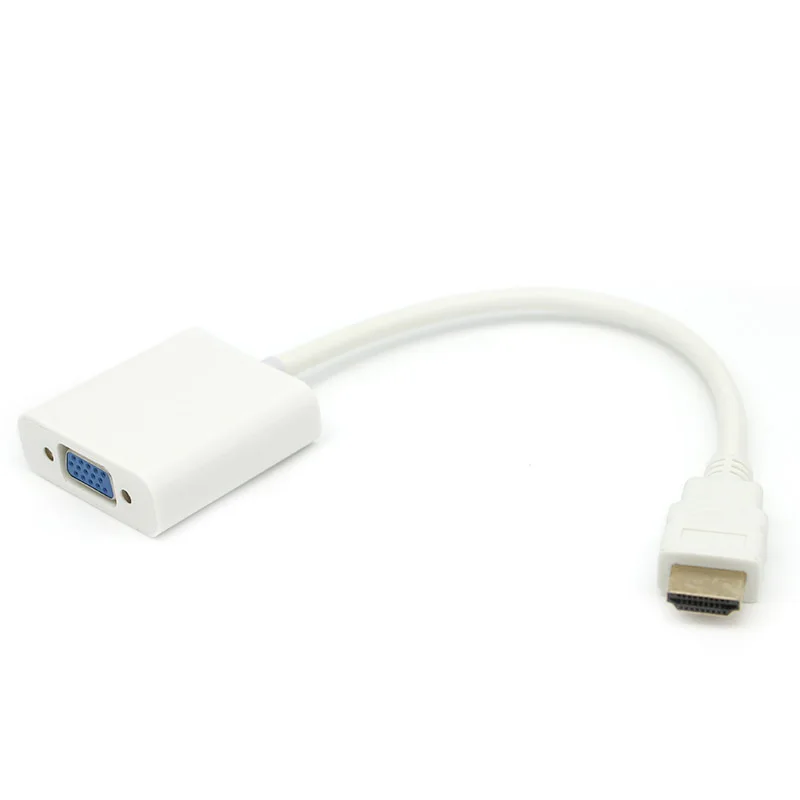 Совместимому с HDMI к VGA видео конвертер адаптер кабель 1080P четкое экран адаптера