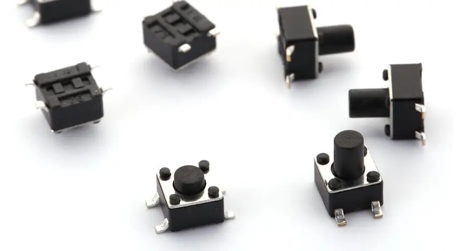 4.5x4.5xH = 3 8/4 3/4 5/4 8/5/6/7/8 мм высокий 4Pin SMT SMD патч актив Такт Кнопка Микро переключатель