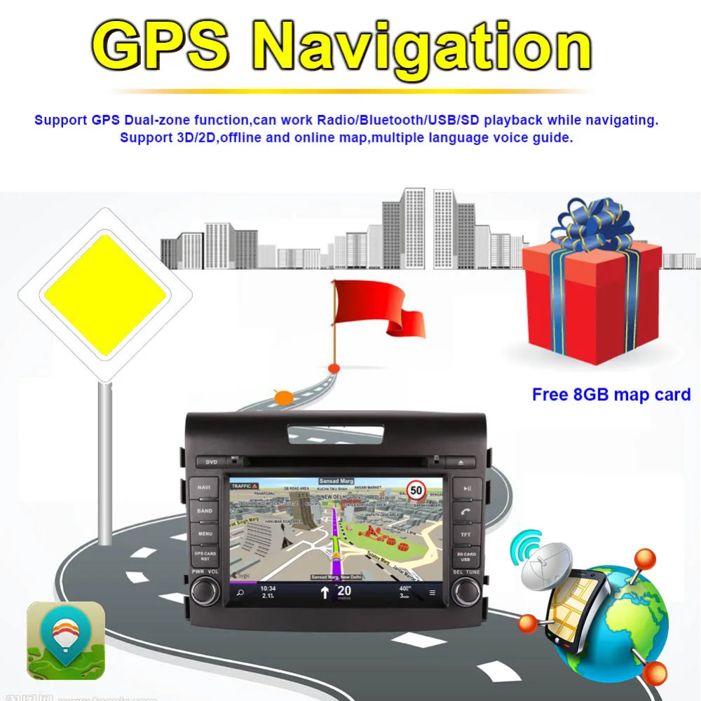 Автомобильный мультимедийный плеер 7 дюймов 4 Гб ОЗУ Android 8 0 Восьмиядерный