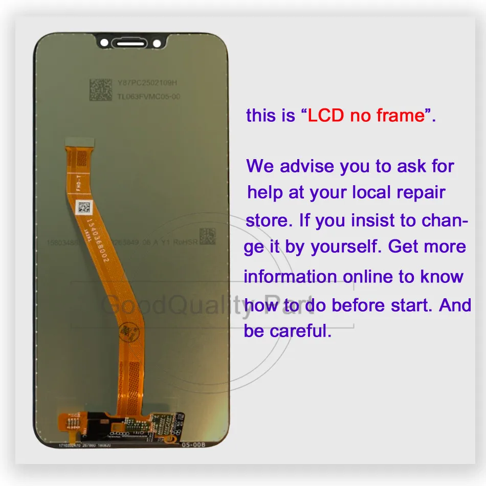 6 3 &quotЖК-дисплей для Huawei Honor Play COR-L29 COR-AL00 ЖК-дисплей дигитайзер сенсорный экран