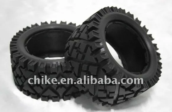 1/5 Baja 5B All Terrain Tires - 2pcs Rear FOR HPI KM RV BAJA SS | Parts &amp Accs