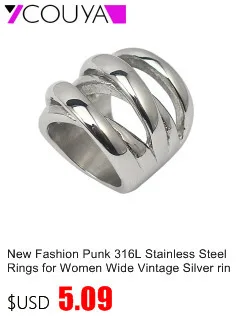COUYA Luxury Cocktail Ring Glass Gem Stone Rings Fire Mystic Big Ring for Women Silver Vintage Fashion Jewelry