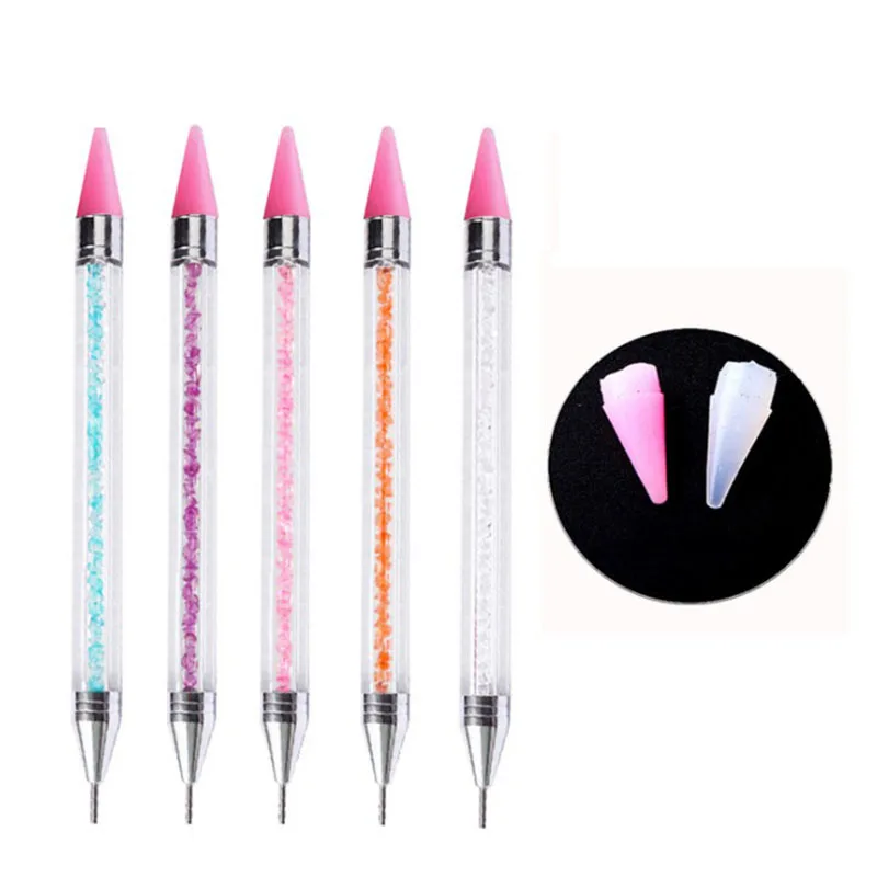 Восковая Насадка-карандаш для ногтей 5 цветов сменная восковая головка фиксации