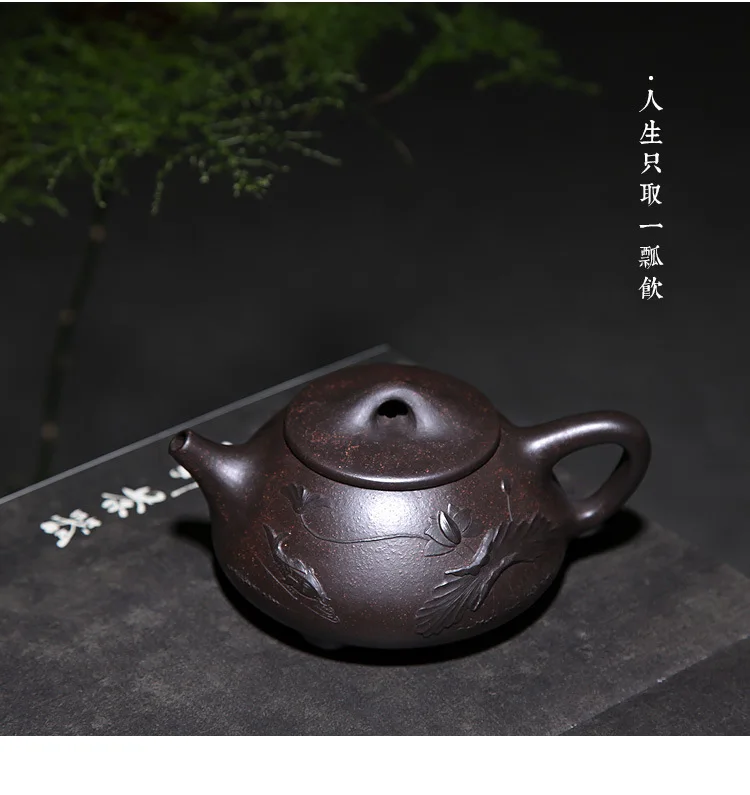 Горшок тыква горшок JingZhou каменная для чая ручной работы рекомендуется покраска