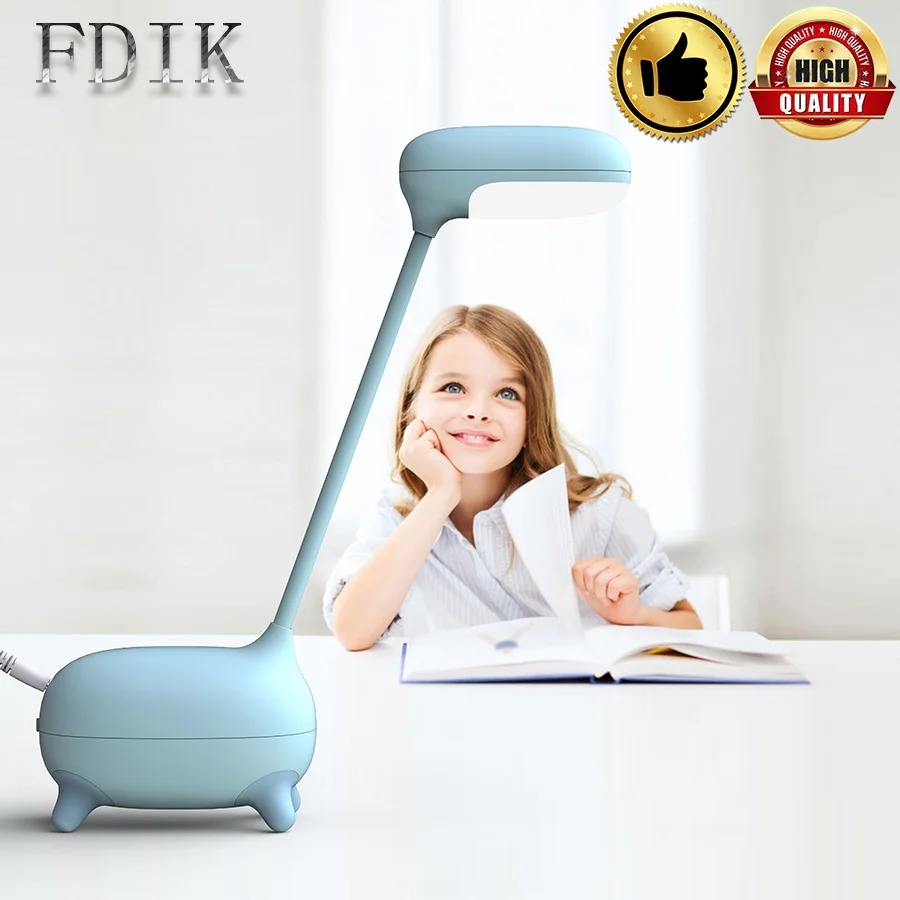 7 Вт Светодиодный настольный светильник с защитой глаз регулируемый для чтения