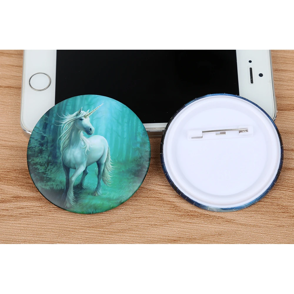 Брошь FFFPIN с изображением единорога из ткани 5 8 см |