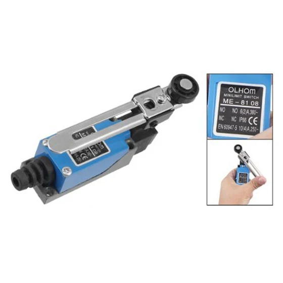 ME-8108 Momentary Rotary Adjustable Roller Lever Arm Limit Switch | Обустройство дома